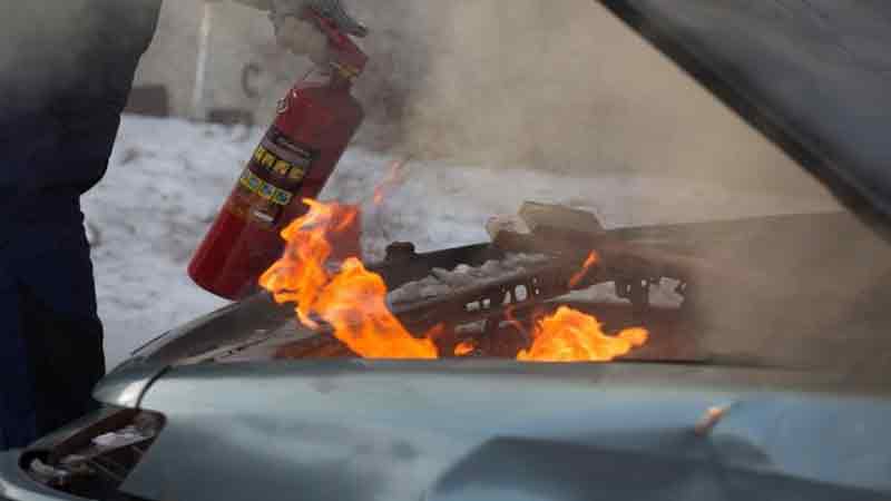 пожар автомобиль горит причины пожаров